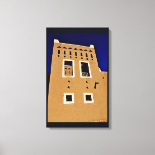Diriyah Architecture Canvas Afdruk