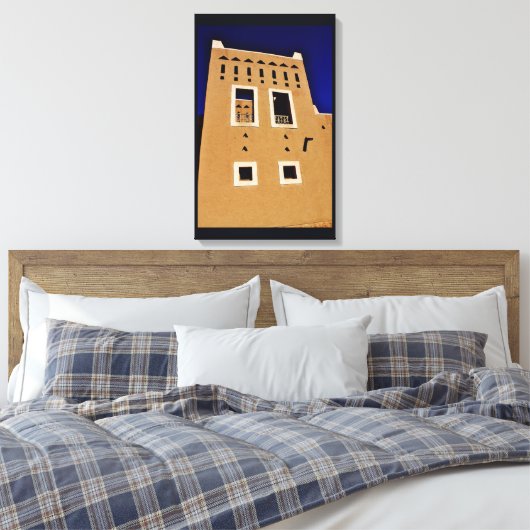 Diriyah Architecture Canvas Afdruk (Insitu (Slaapkamer))