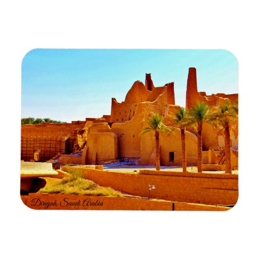 Diriyah, Saudi-Arabië Magneet (Horizontaal)