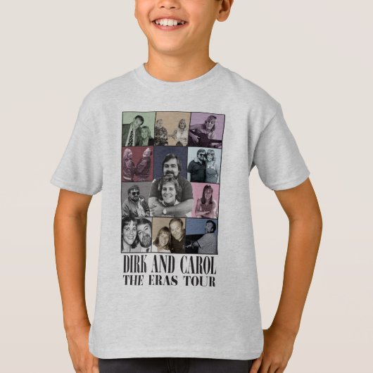 Dirk & Carol Eras Celebration Kinder T-shirt - Gri (Voorkant)