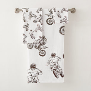 Dirk Cross-Bathroom Bad Handdoek