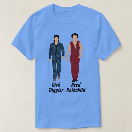 Dirk Diggler Reed Rothchild T-shirt (Design voorkant)
