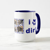 Dirk "Mok Love" in Navy Blue Mok (Voorkant rechts)