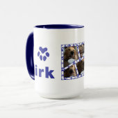 Dirk "Mok Love" in Navy Blue Mok (Voorkant links)