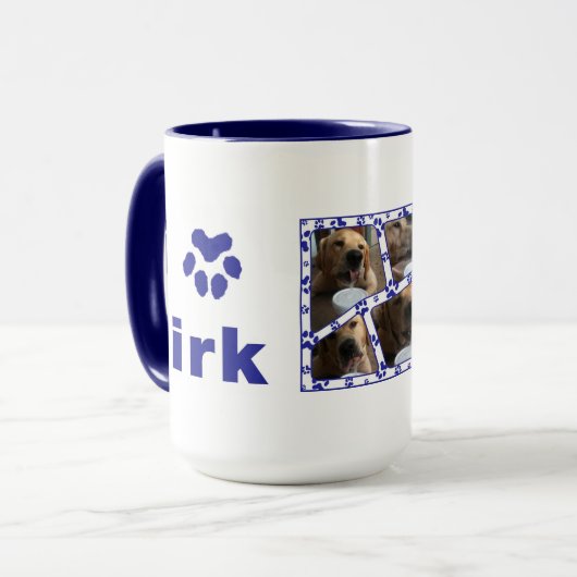 Dirk "Mok Love" in Navy Blue Mok (Voorkant links)