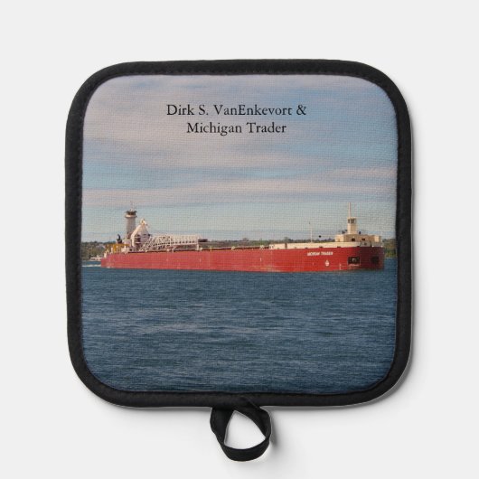 Dirk S VanEnkevort & Michigan Handelaar pothouder Pannenlap (Voorkant)