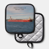 Dirk S VanEnkevort & Michigan Handelaar pothouder Pannenlap (Voorkant / Achterkant)