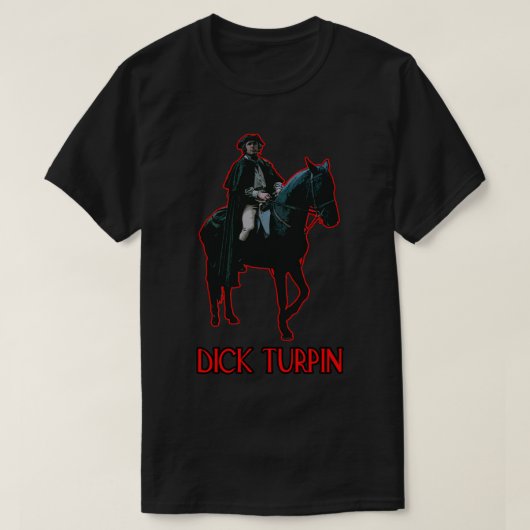 Dirk Turpin 80s tv-show T-shirt (Design voorkant)