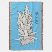 Dirona albolineata nudibranch cartoon deken (Voorkant Verticaal)