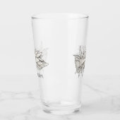 Dirona albolineata nudibranch cartoon glas (Links)