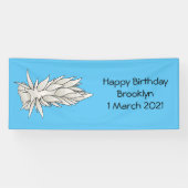 Dirona albolineata nudibranch cartoon spandoek (Horizontaal)