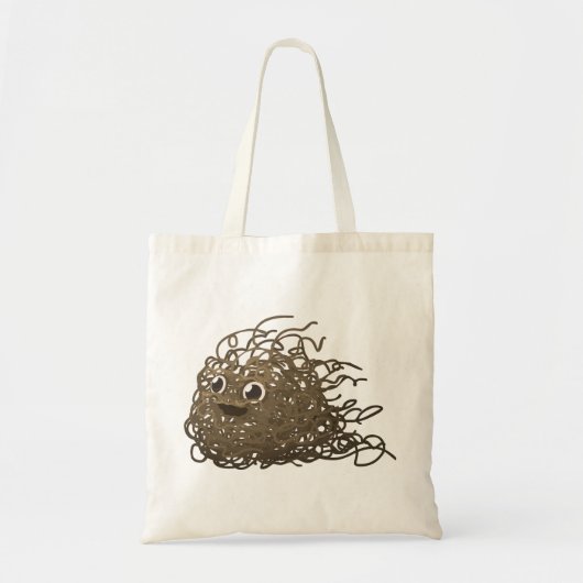 dirt-576491 CUTE CARTOON DIRT NOODLES HAPPY FUNNY Tote Bag (Voorkant)