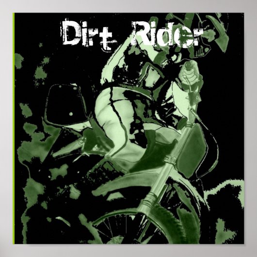 Dirt Bike 1, Dirt Rider Poster (Voorkant)