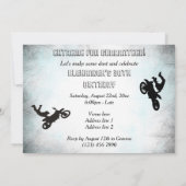 Dirt Bike 30th Birthday Kaart (Achterkant)