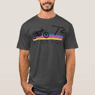  Dirt Bike 72 Motocross 50-jarige Birthda T-shirt