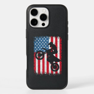 Dirt Bike American Flag Motocross Biker Mannen Boy