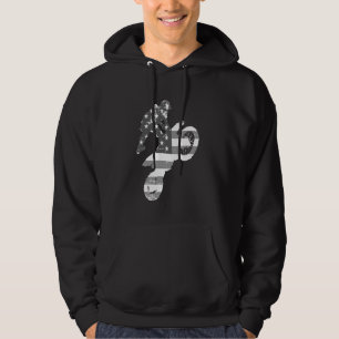 Dirt Bike Amerikaanse Vlag Patriottisch, Motocross Hoodie