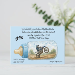 Dirt Bike Baby Shower Digitale Download Kaart