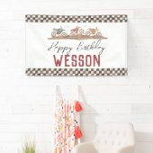 Dirt Bike Banner, Dirt bike party sign Spandoek (Insitu)