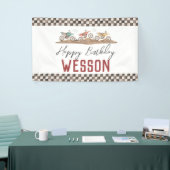 Dirt Bike Banner, Dirt bike party sign Spandoek (Beurs)