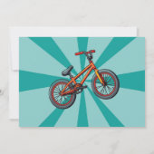 Dirt Bike Birthday Invitation Riding Mud Fun Photo Kaart (Achterkant)