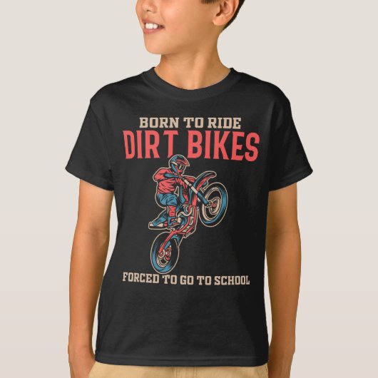 Dirt Bike Boy Motocross Lover T-shirt (Voorkant)