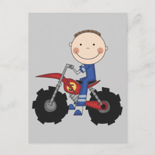 Dirt Bike - Boy Tshirts en Gifts Briefkaart