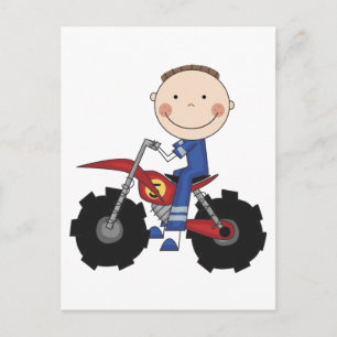 Dirt Bike - Boy Tshirts en Gifts Briefkaart