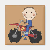 Dirt Bike - Boy Tshirts en Gifts Magneet (Voorkant)