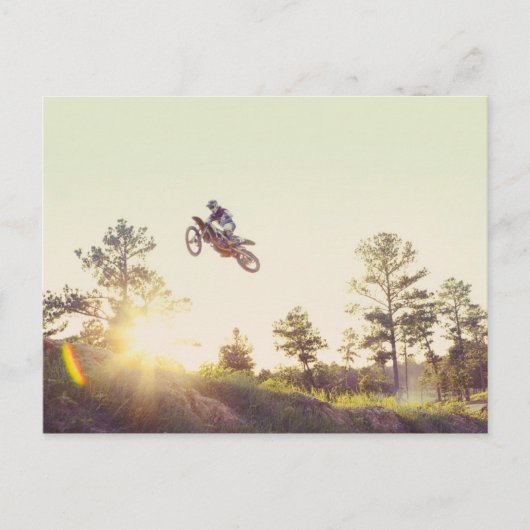 Dirt Bike Briefkaart (Voorkant)