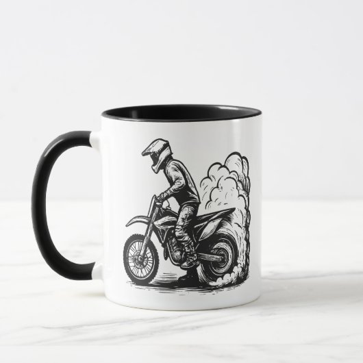 Dirt Bike Burn-out Mok (Links)