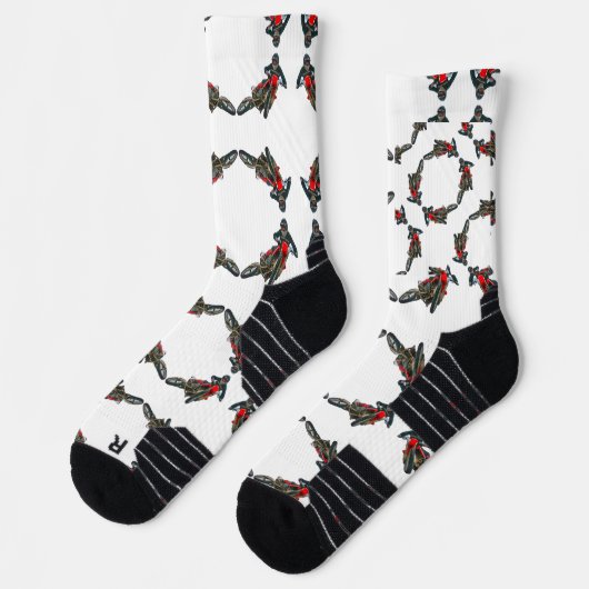 Dirt Bike Circles van JustBitchen.com Sokken (Links)