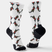 Dirt Bike Circles van JustBitchen.com Sokken (Gebogen)