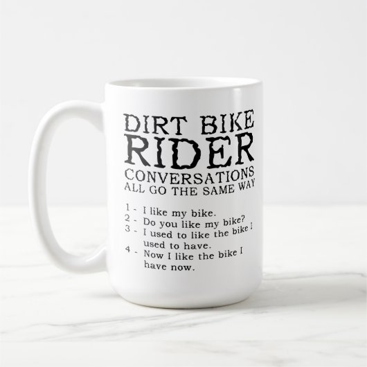 Dirt Bike Conversations Funny Motocross Mok (Links)