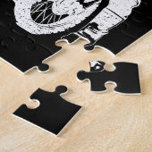 Dirt Bike Dad Motocross Motorcycle Biker Vader Legpuzzel (Zijkant)