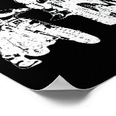 Dirt Bike Dad Motocross Motorcycle Biker Vader Poster (Hoek)