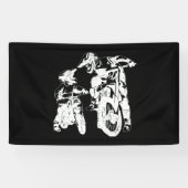 Dirt Bike Dad Motocross Motorcycle Biker Vader Spandoek (Horizontaal)