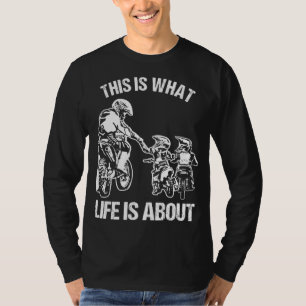 Dirt Bike Dad Motocross-motorfiets FMX Biker Fathe T-shirt