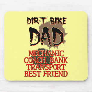Dirt Bike Dad Motocross Mousepad Muismat
