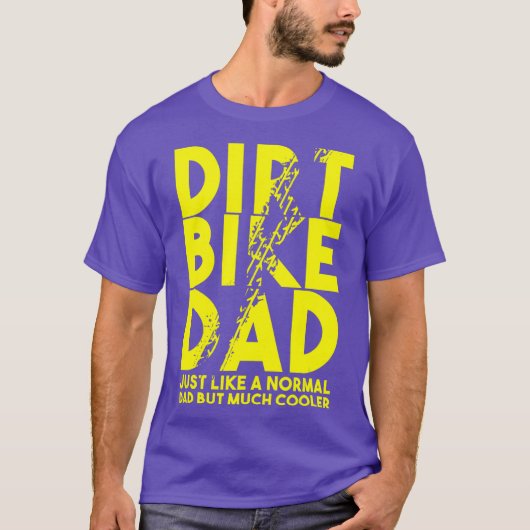 Dirt Bike Dads Motorcross Biker Motorfiets T-shirt (Voorkant)