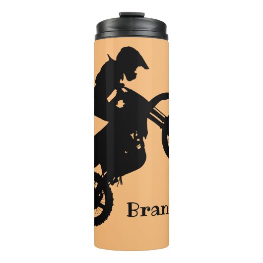 Dirt Bike Design Thermal Tumbler Thermosbeker (Voorkant)