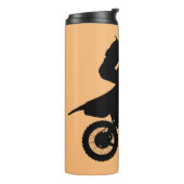 Dirt Bike Design Thermal Tumbler Thermosbeker (Gedraaid links)