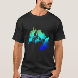 Dirt Bike en Motorcross Grafisch Ontwerp T-shirt