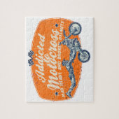 Dirt bike extreem legpuzzel (Verticaal)