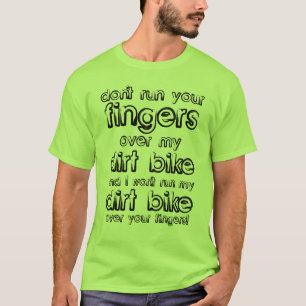 Dirt Bike Fingers Motocross Funny Shirt