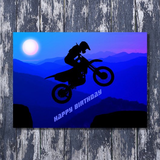 Dirt Bike Full Moon Night Ride Motocross Kaart