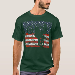 Dirt Bike Funny Racer Vintage Rider Motocross T-shirt