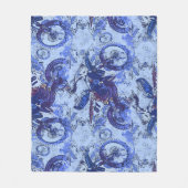 Dirt-Bike Heaven - Motocross Racers Fleece Deken (Voorkant)