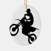 DIRT BIKE KERAMISCH ORNAMENT (Rechts)