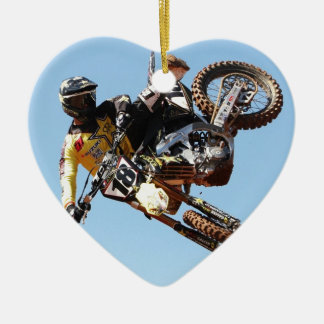 Dirt bike keramisch ornament